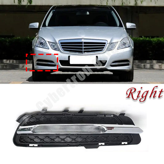 Right LED daytime running light and fog light applicable to for Mercedes-Benz W212 E250 2009-13