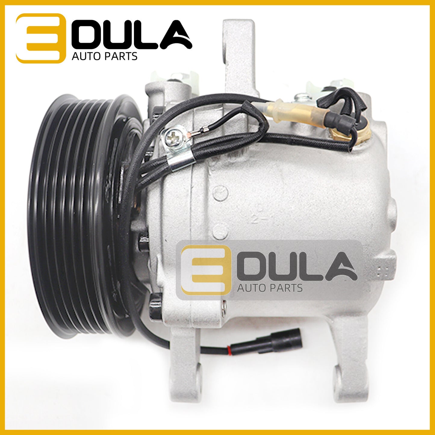 new SVO7E AC compressor with clutch for Kubota M126, M135, and M6 tractors.