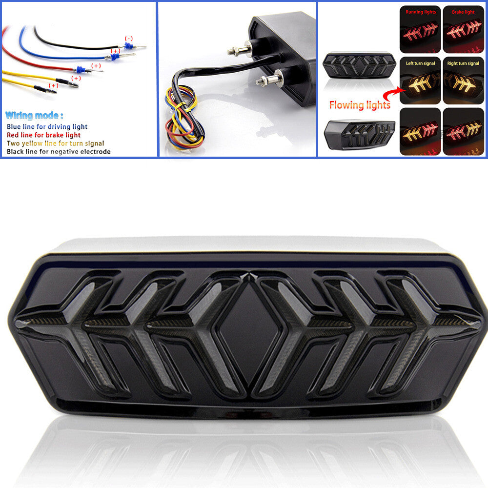 12V Motorcycle/Motorcycle Mudguards, LED Stop Lights, Taillights, and Turn Signals