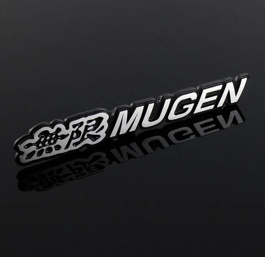 Mugen car rear sticker boot trunk badge for Subaru for Acura black