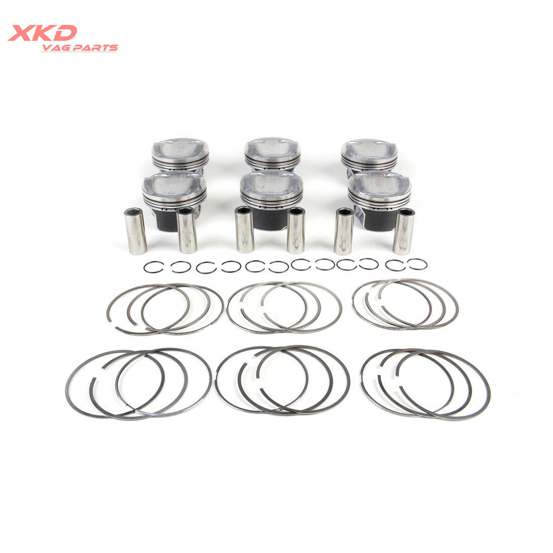 3.0T piston ring assembly suitable for Audi A4, A5, A6, A7. CREC CRED CREH 06E107065DS