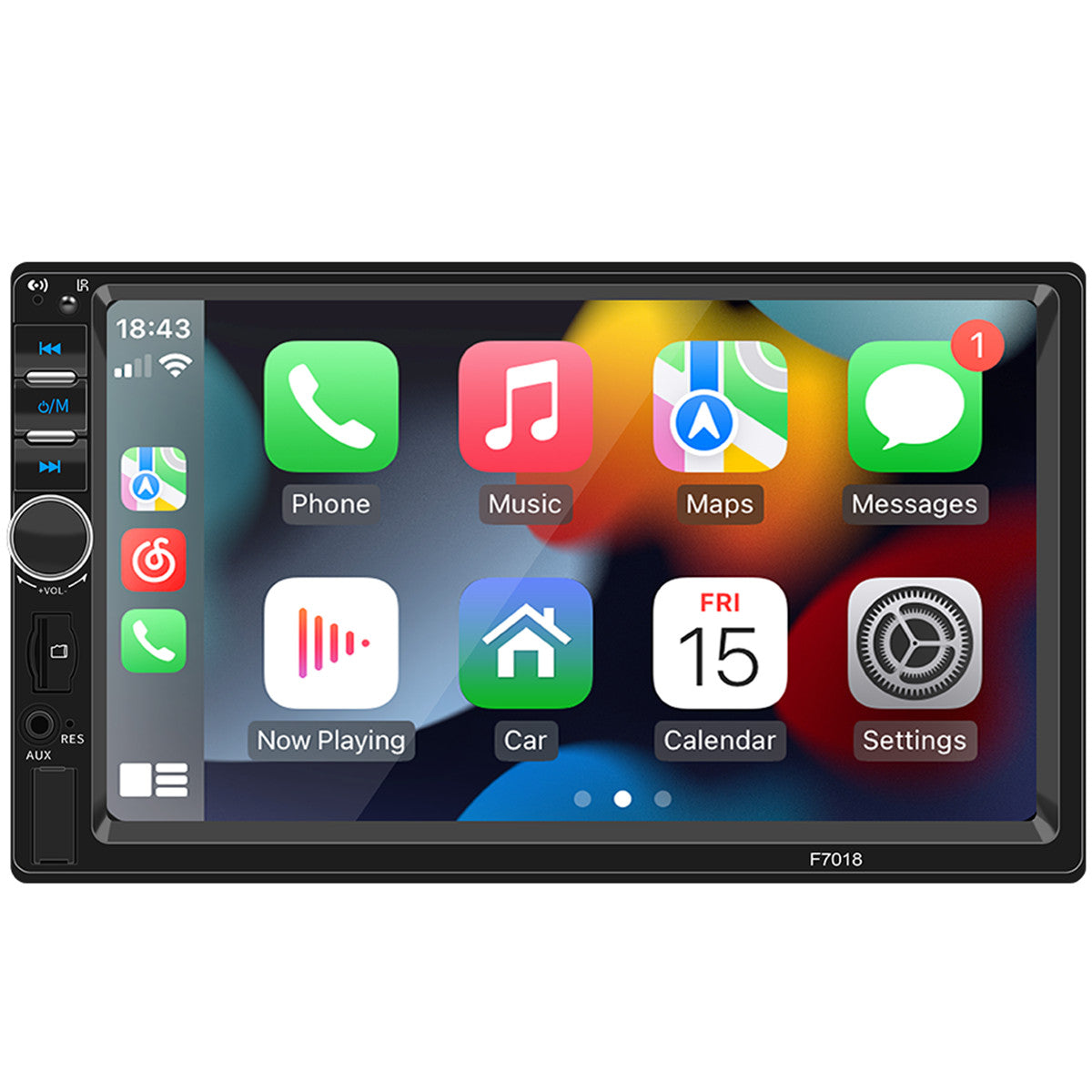 7in Double 2 DIN Car Stereo Radio Bluetooth TF USB AUX-In FM Video MP5 Player