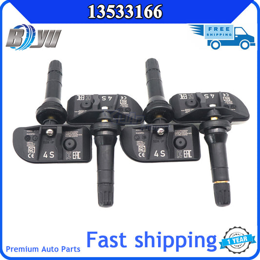 for Chevrolet Silverado 1500 #13533166 X4 4PX Tire Sensor TPMS for 2022, 2023, and 2024.