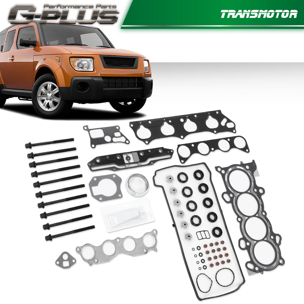 Suitable for 2003-2006 for Honda Accord 2.4L DOHC K24A4 head gasket and bolt kit.