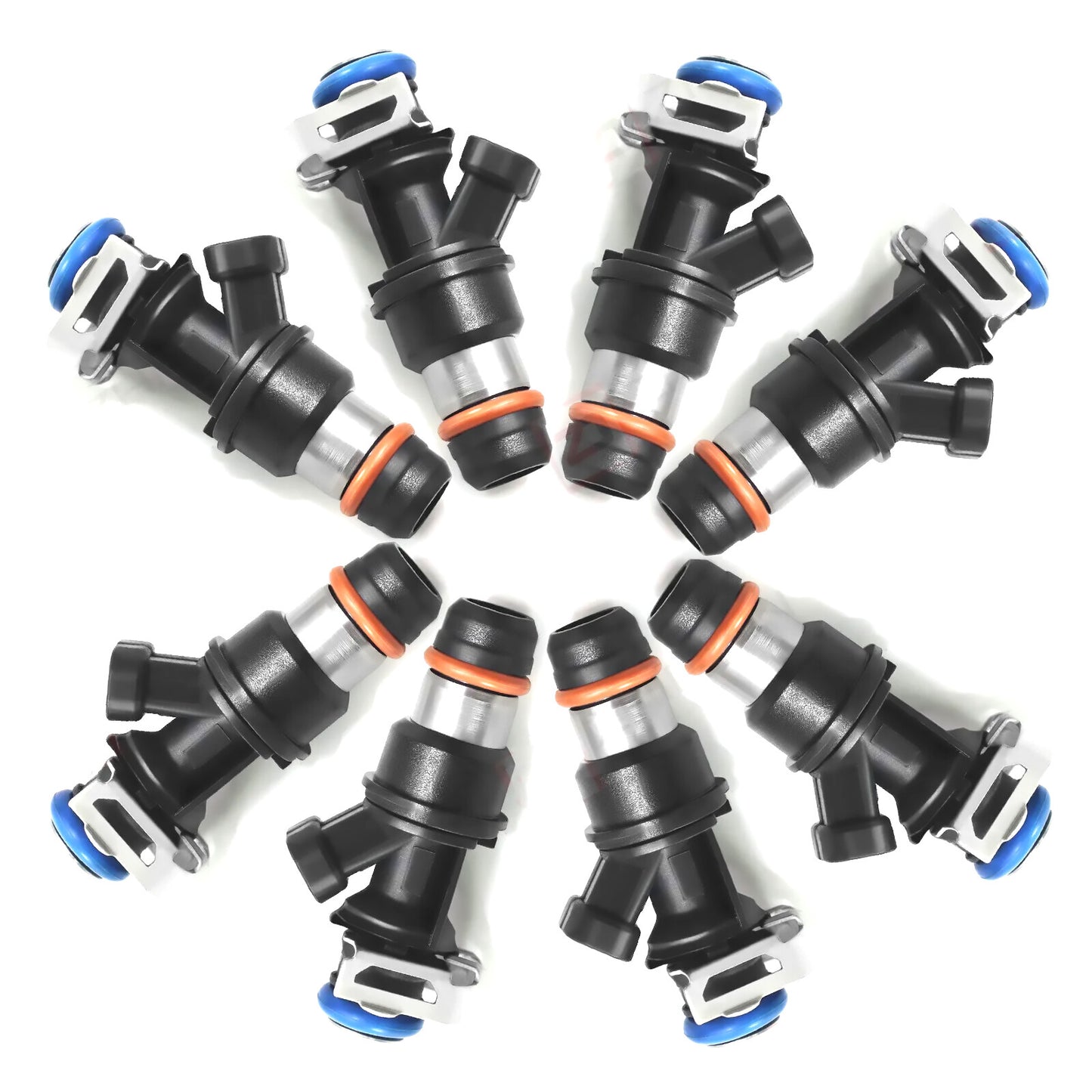 8Pcs/Set Fuel Injectors Auto Replacement for Chevy Silverado 5.3L/6.0L 25317628