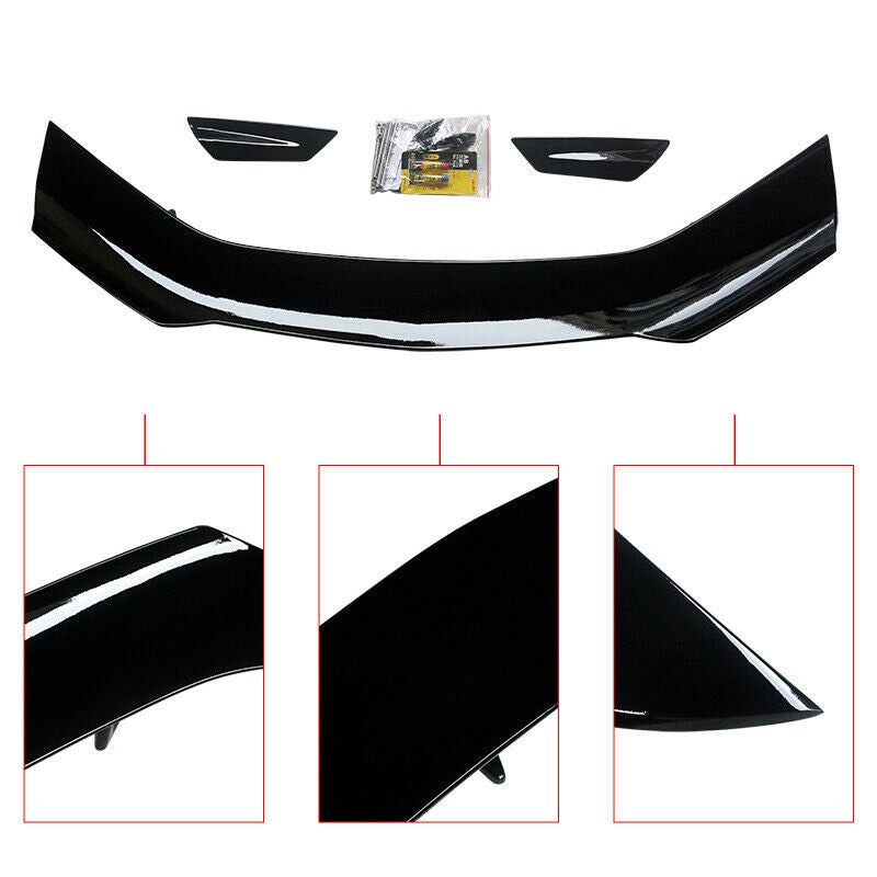 FOR 2016-2023 for CHEVY CAMARO ZL1 1LE STYLE LT RS SS GLOSS BLACK TRUNK SPOILER WING