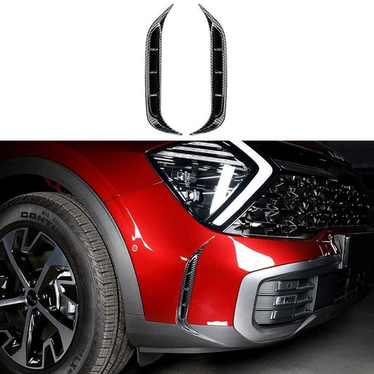 2PCS Front Bumper Fog Light Lamp Decoration Cover Trim for Kia Sportage 23-2024