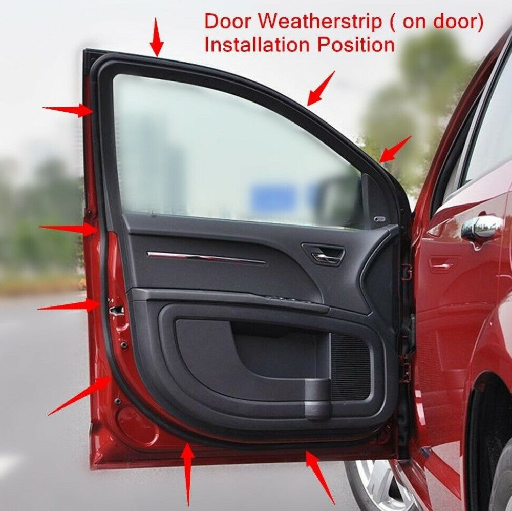 Suitable for 1994-1997 for Honda Accord door Weatherstrip 4-piece Slence open-end washer on the door