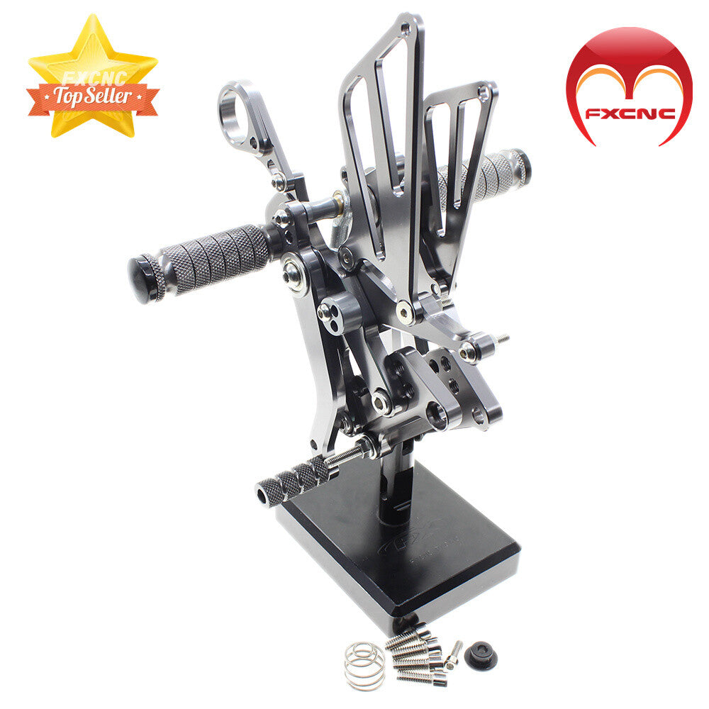 for BMW S1000RR 2009 - 2012 - 2013: Rear wheel rest pin pedal rear kit (CNC).