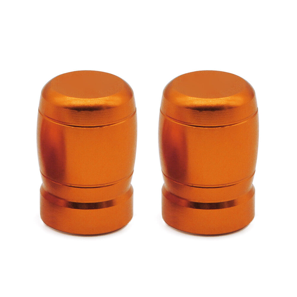 CNC Tire Valve Air Port Cover Cap Fit for HONDA PCX125 PCX150 Orange Motorcycle Pair
