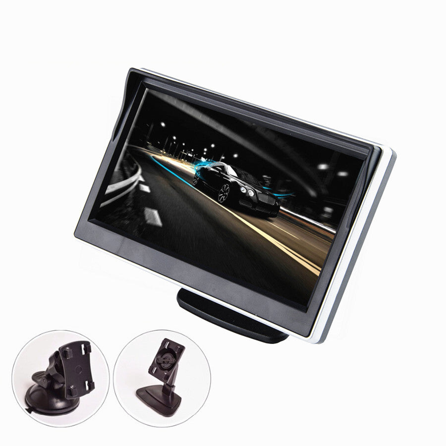 5in TFT LCD Display HD Monitor For Car Rear View Reverse Backup Parking Camera