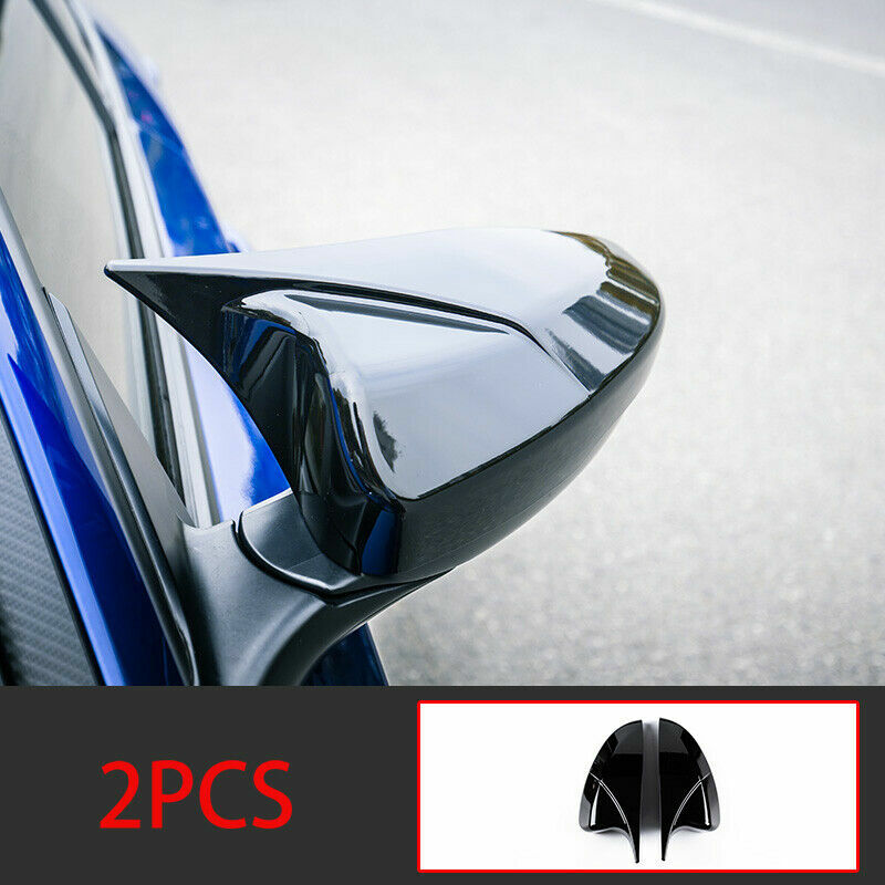 Black 230 Ox Horn Rear View Mirror Cover Trim for Honda Accord 10th 2018-2020