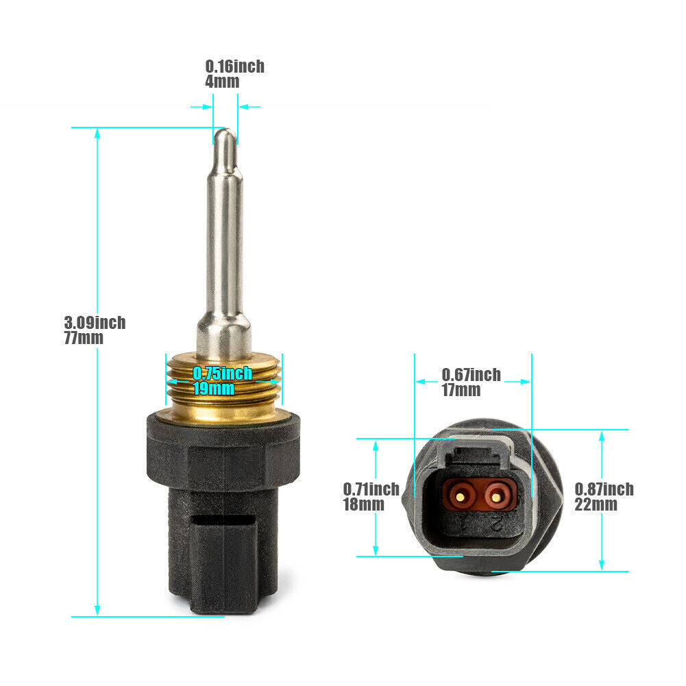 Heavy-duty temperature sensor for CAT 725, 730, 735, 740 trucks and excavators 264-4297