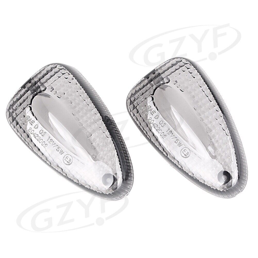 Pair Front Turn Signal Light Lens Cover Fit for BMW R1200GS K1200RS 2004-2005