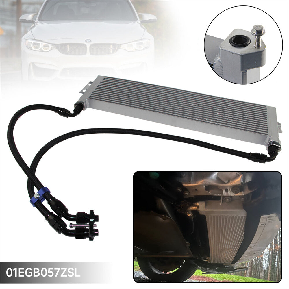 Performance Oil Cooler Kit for BMW M3 M4 M2 S55 F80 F82 F83 F87 F8X 15-20 Silver