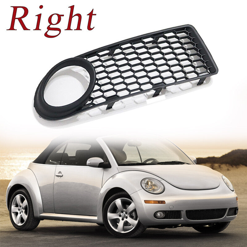 Mesh Grille Front Bumper Fog Lamp Cover Frame Right for VW Beetle/Cabrio 06-11