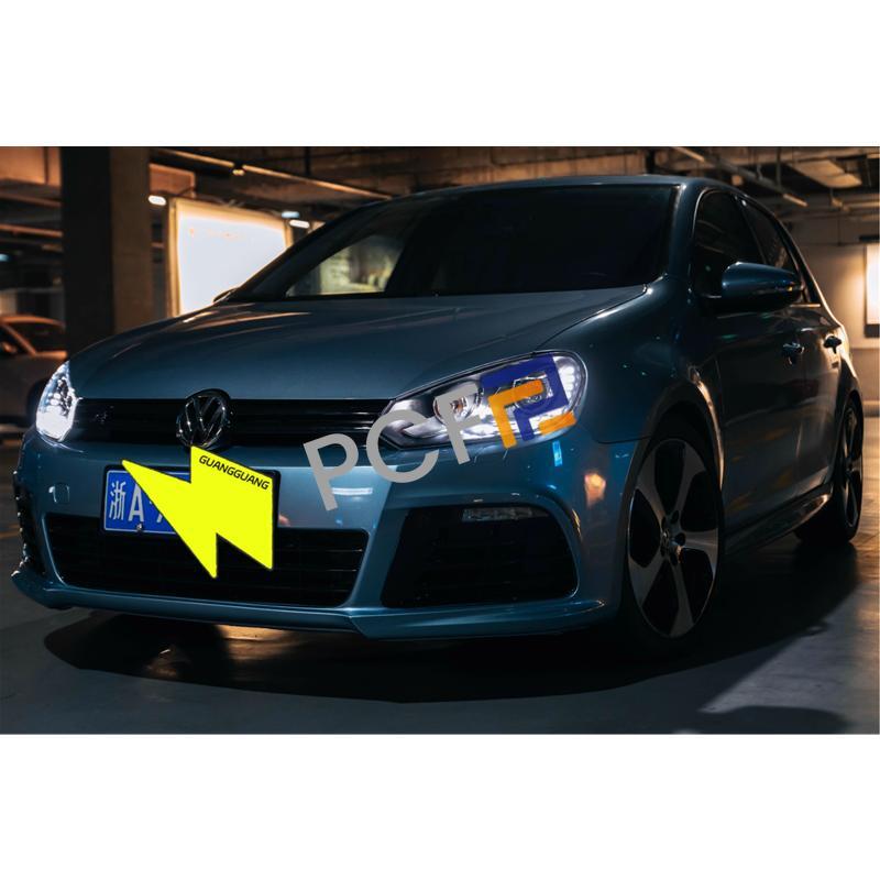 for VW for GOLF MK6 GTI R 2010-2013 LED DRL Headlights assembly Double Beam Lens