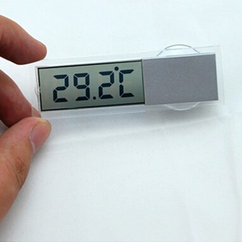 Car Windshield Transparent Thermometer ¨H/¡æ Fahrenheit Celsius Temp Gauge Suction