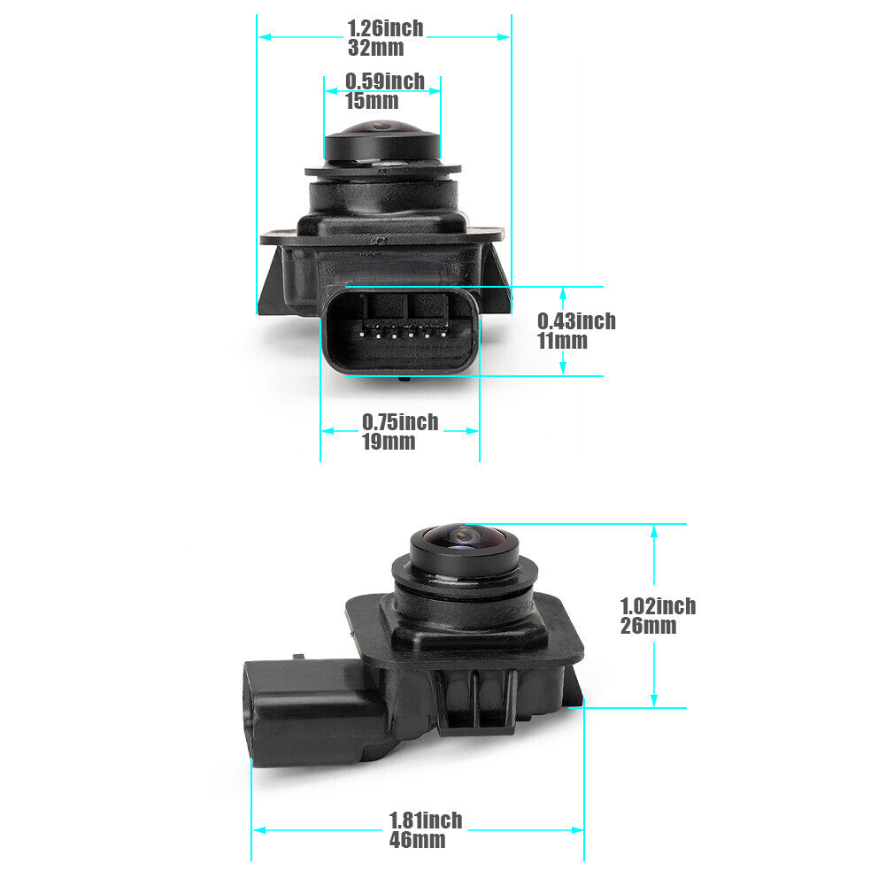 Rear View Backup Camera 6-PIN for Land Rover Evoque 2012-2013 2.0L DJ32-19G490-A