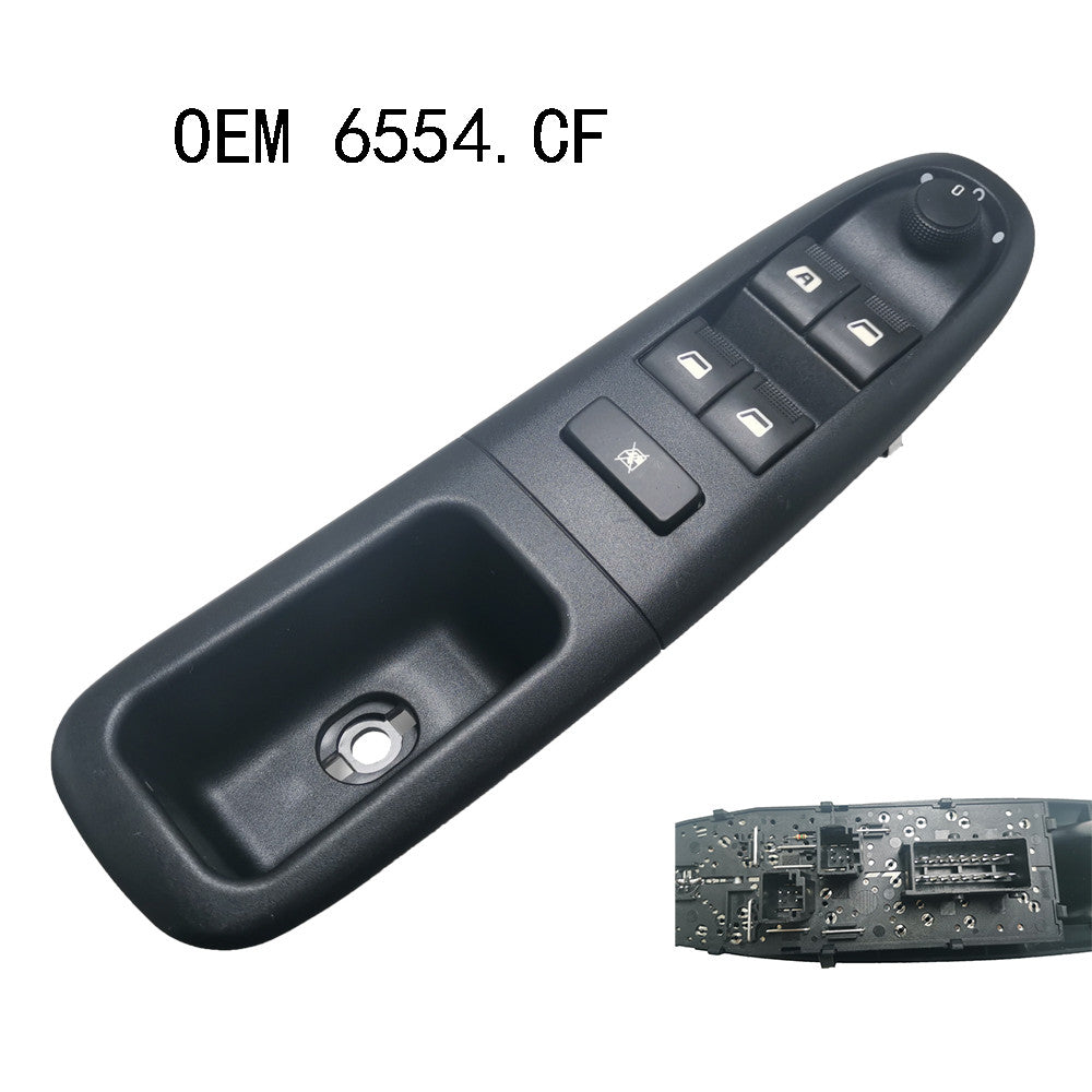 for Peugeot 406 1995-2004 1 6554.CF Power Window Master Switch Driver Side Left