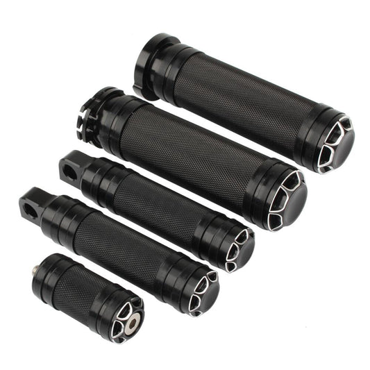 CNC Hand Grips Shifter Peg Foot Pegs Footrests for Harley Touring Dyna Sportster