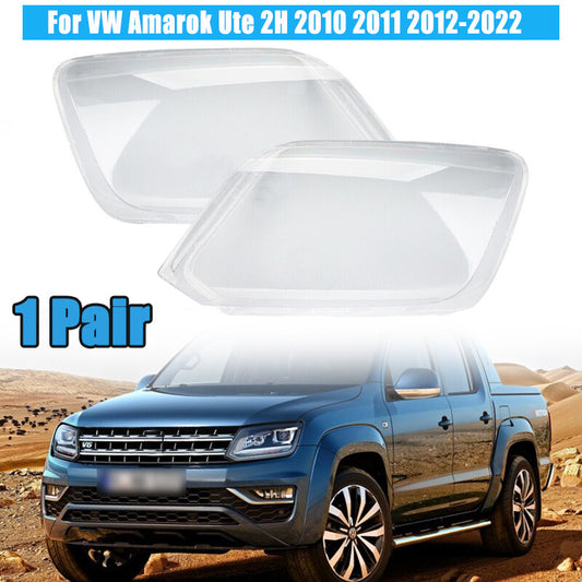 2pcs Headlight Cover Headlamp Cap For 2010-2022 for Volkswagen for VW Amarok Ute 2H