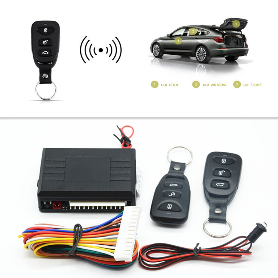 Universal Car Door Lock Vehicle Keyless Entry System Remote Control Central Kit
