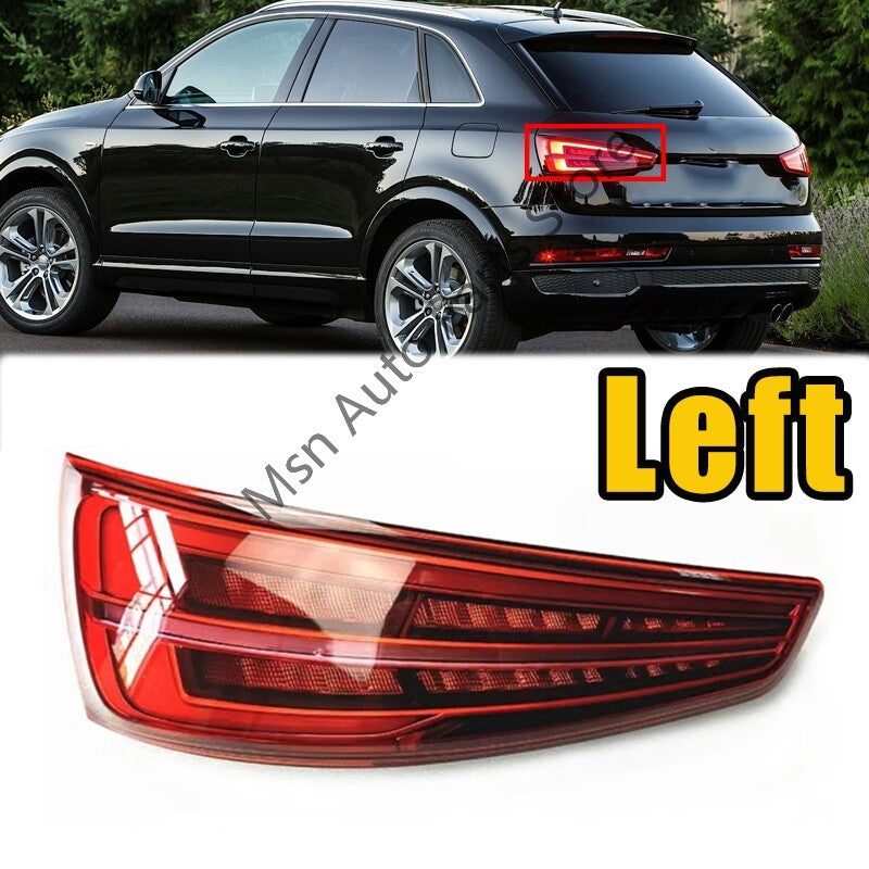 Left LED Rear Tail Light Brake Signal Lamp With Rhythm for Audi Q3 2016-2019