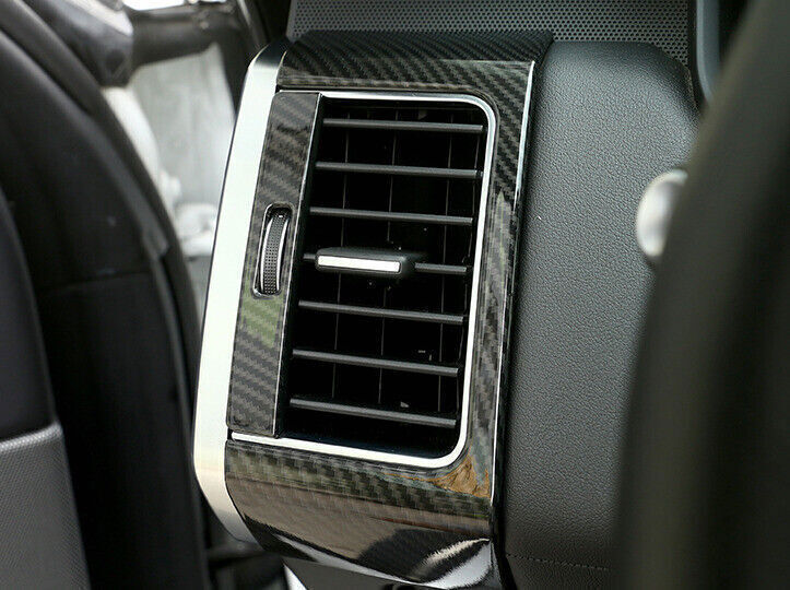 4X Front Side Vent Frame Cover Trim Carbon Fiber for Range Rover Sport 2014-2022