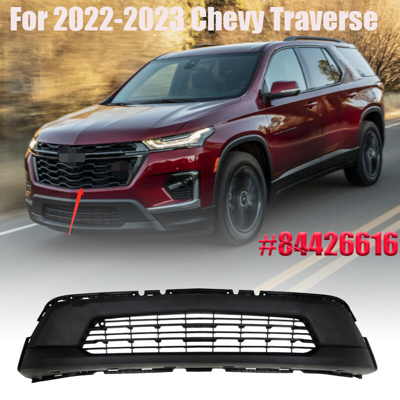 New Front Bumper Lower Grille Plastic 84426616 For 2022-2023 for Chevy Traverse