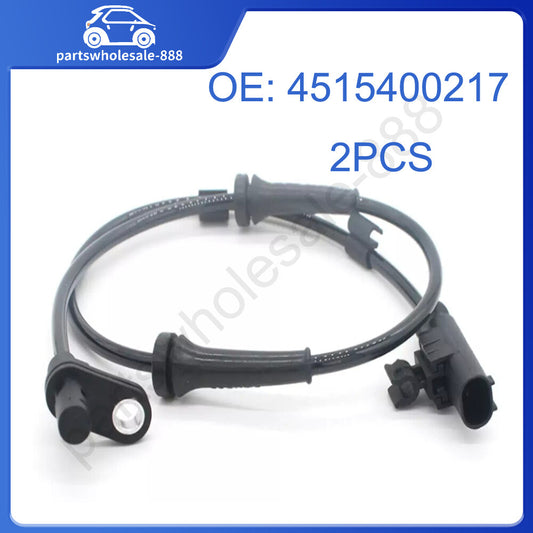 2x Front ABS Wheel Speed Sensor for Mercedes for Smart Fortwo 2011-2015 4515400217