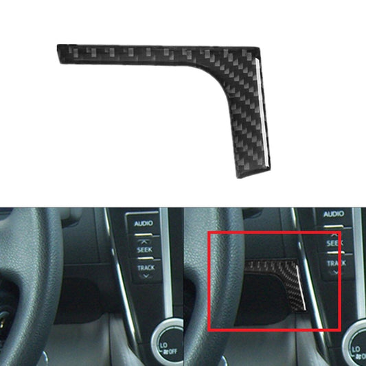 Steering Wheel Right lgnition key Trim Carbon Fiber for Toyota for Camry 2012-2014