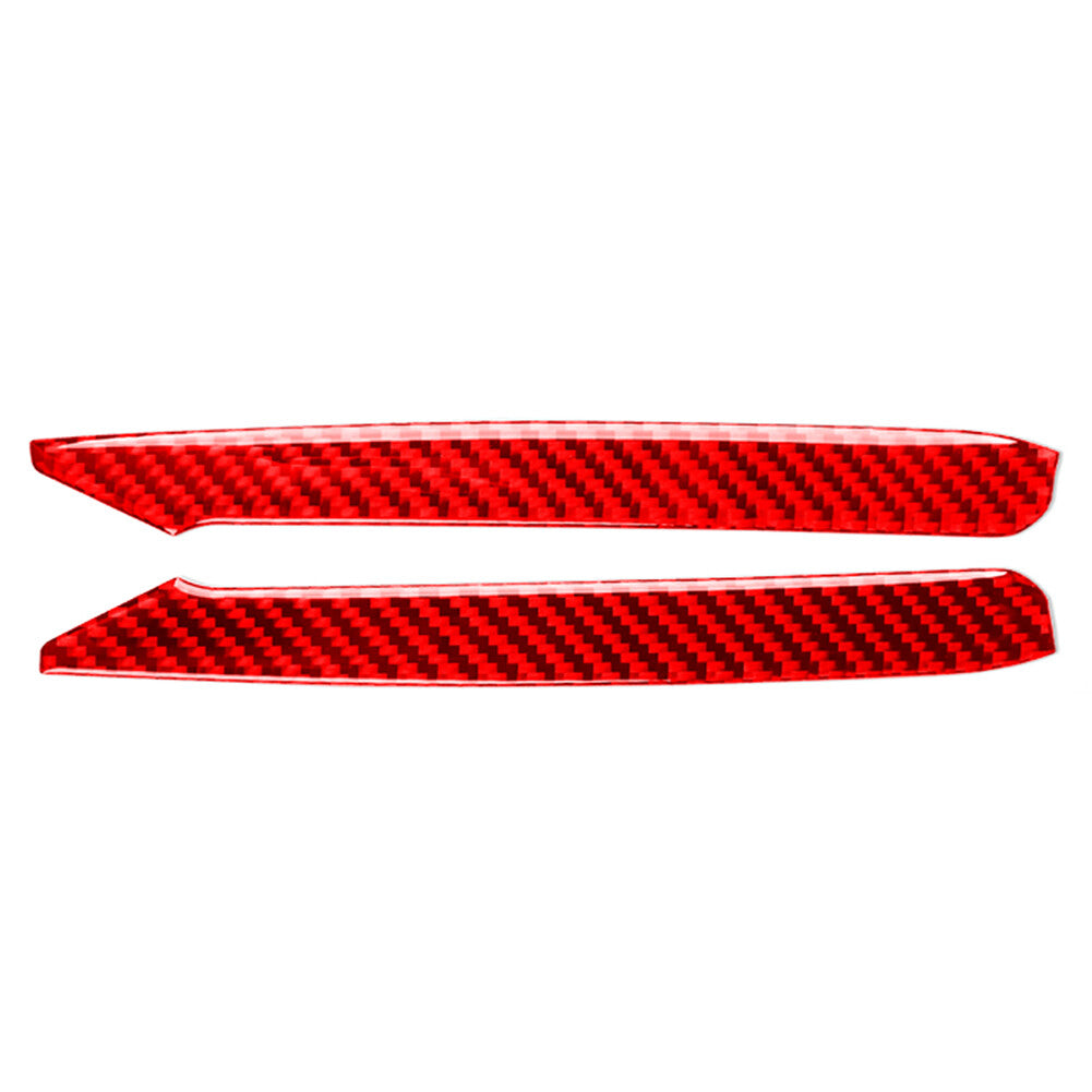 Carbon Fiber Red Central Console Side Cover Trim for Subaru Forester 2009-2013