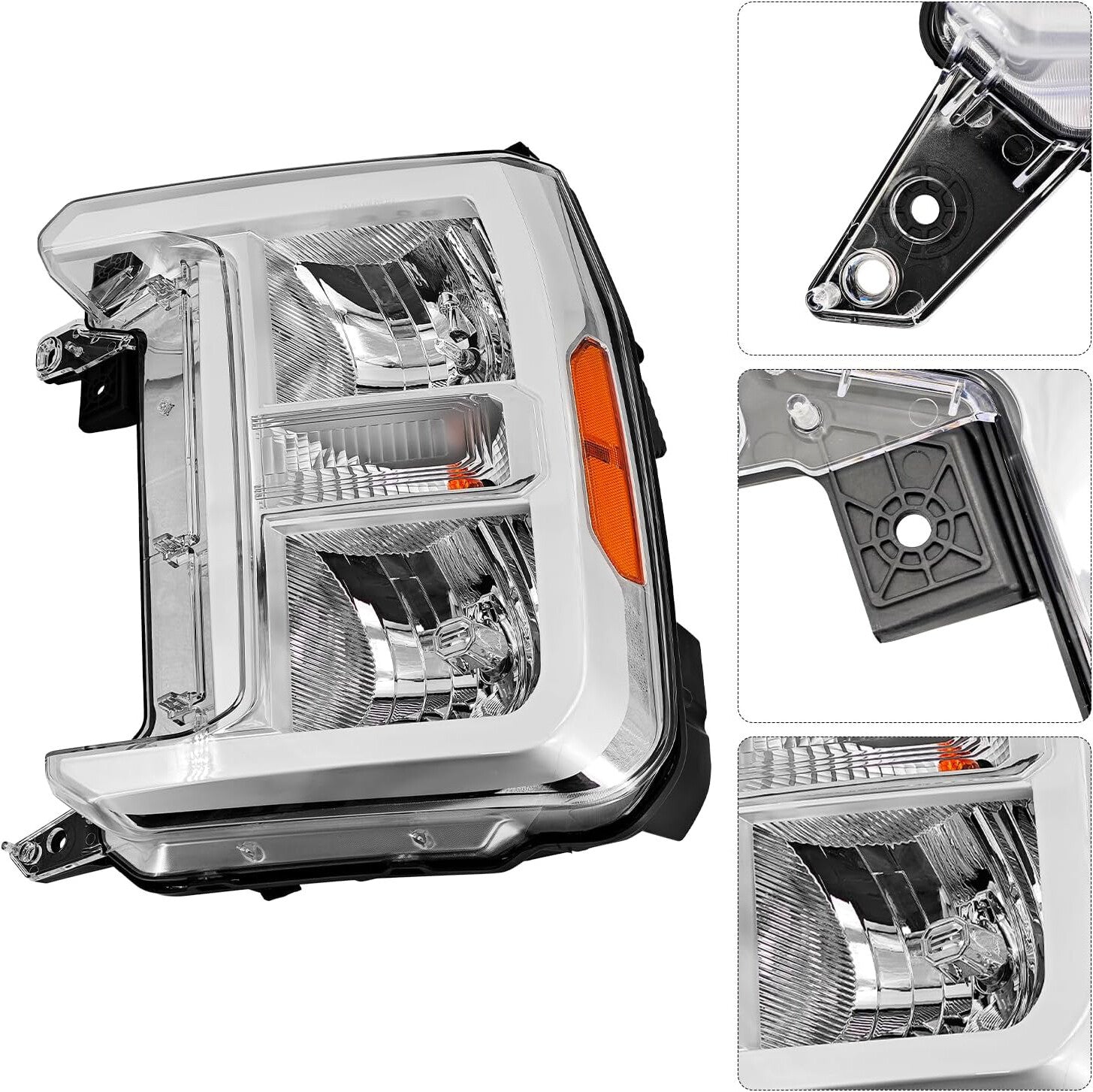 For 2023-2025 F250 F350 F450 F550 F600 HEADLAMP LEFT DRIVER SIDE PC3Z13008G