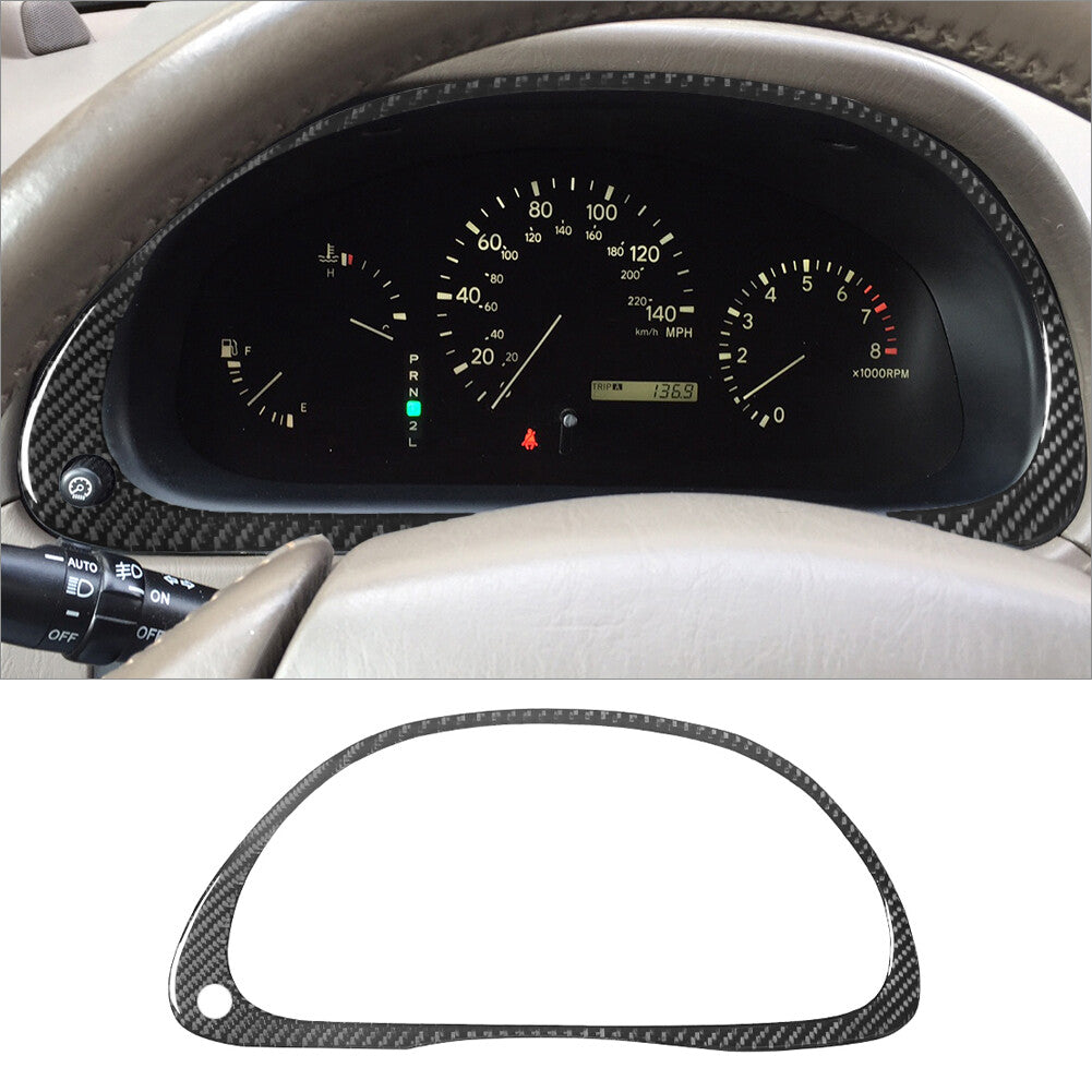 Carbon Fiber Interior Speedometer Cover Trim for Lexus RX300 1998-2003 Type B