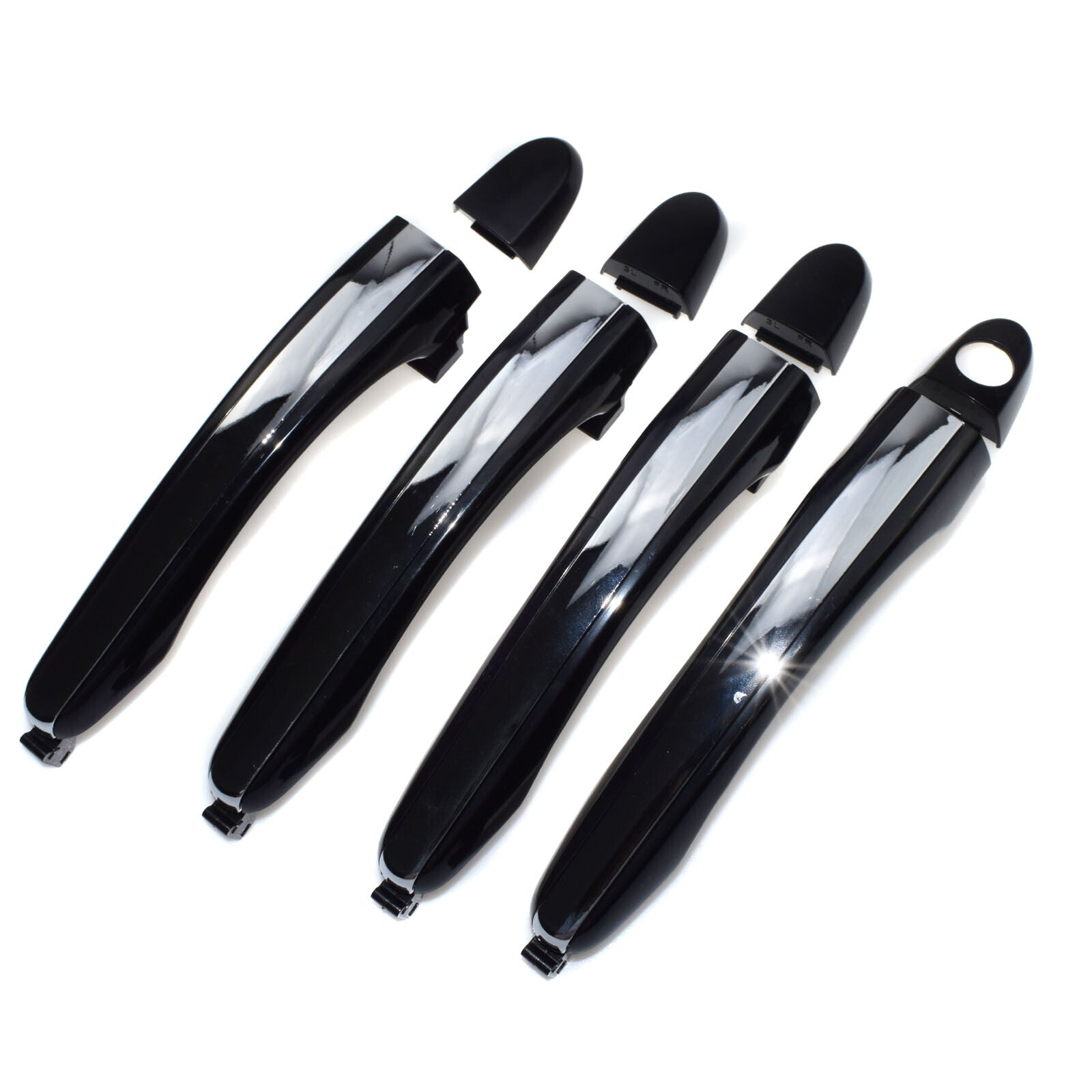 4Pcs Front Rear Left Right Side Exterior Door Handle for Hyundai Azera 2006-2011