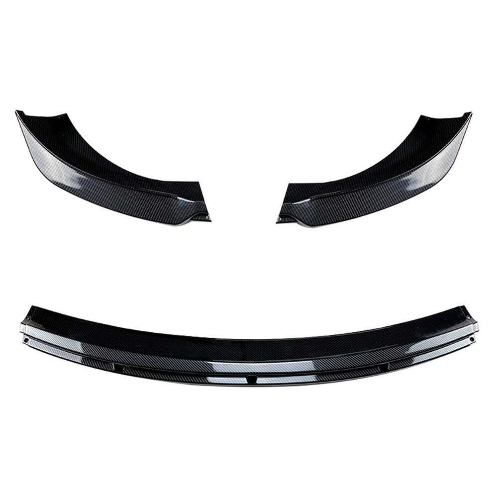 Car Front Bumper Lip Chin Spoiler Splitter for Tesla Model 3 2017-2021