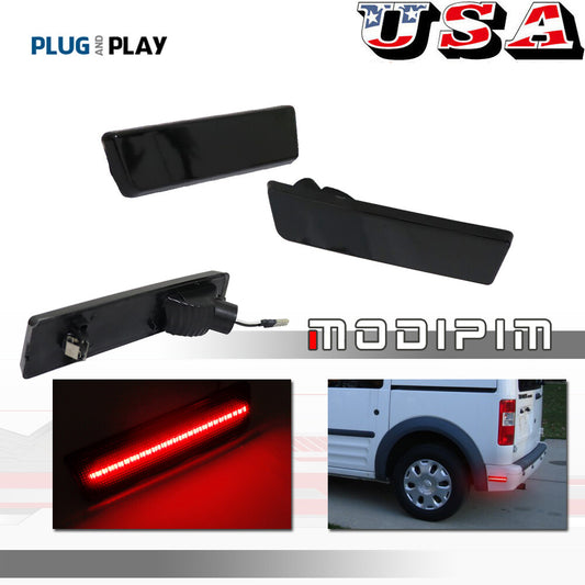 [Plug and Play] Smoked Rear Side Marker Lights for Ford 10-13 Transit Connect