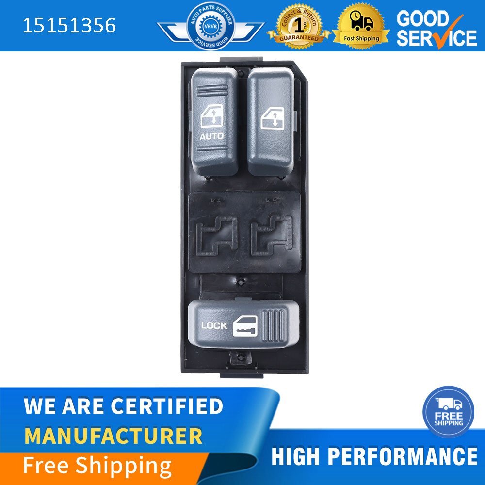 Master Power Window Switch 15151356 for Chevrolet Blazer for GMC C1500 C2500 C3500 for Yukon Territory
