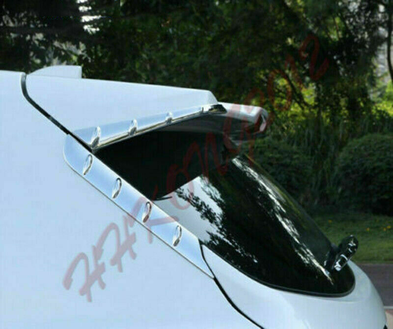 Chrome Rear Window Side Spoiler Cover Strip Trim for Toyota Highlander 2020-2023