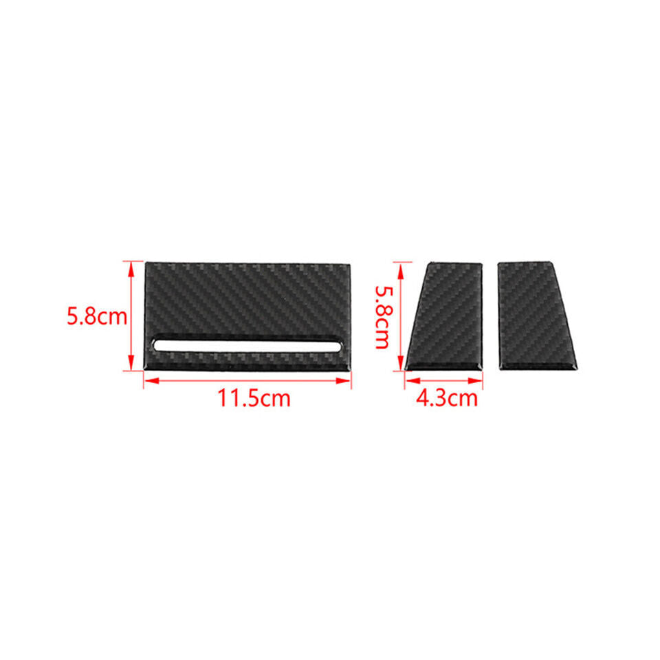 Carbon Central Control Ashtray Trim for Dodge Charger 06-10 / for Chrysler 300C 04-09