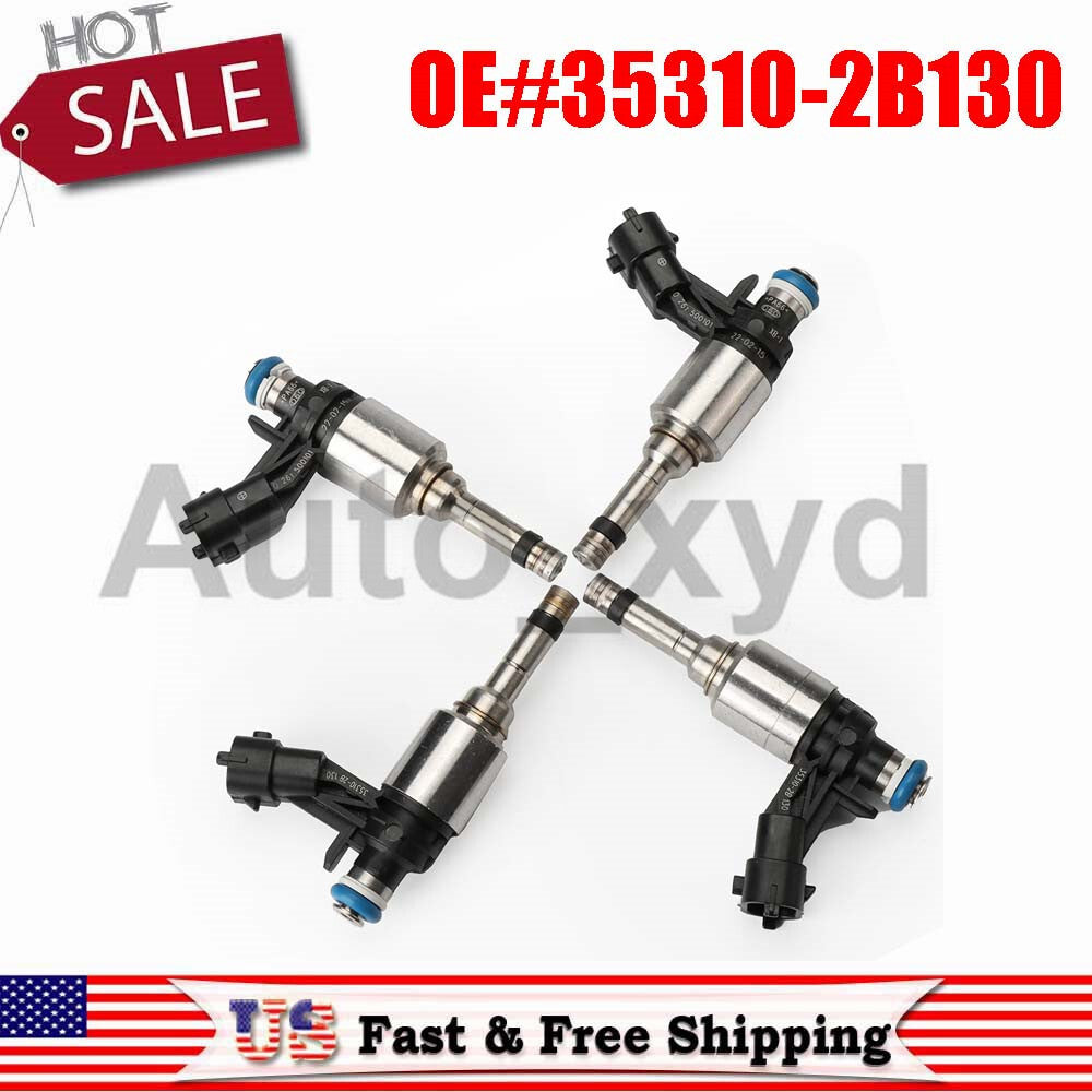 4-pack fuel injectors 35310-2B130 for Hyundai for Tucson Accord for Veloster , for Kia Optima, Rio