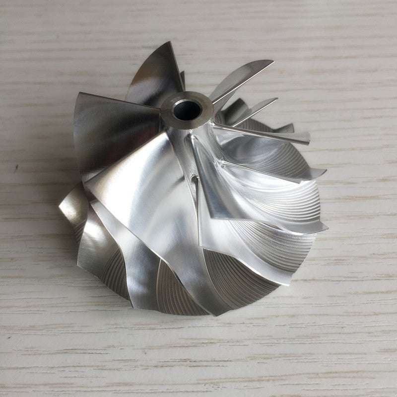 K16 5324-123-2206 49.62/61.98mm 6+6 blade performance billet compressor wheel
