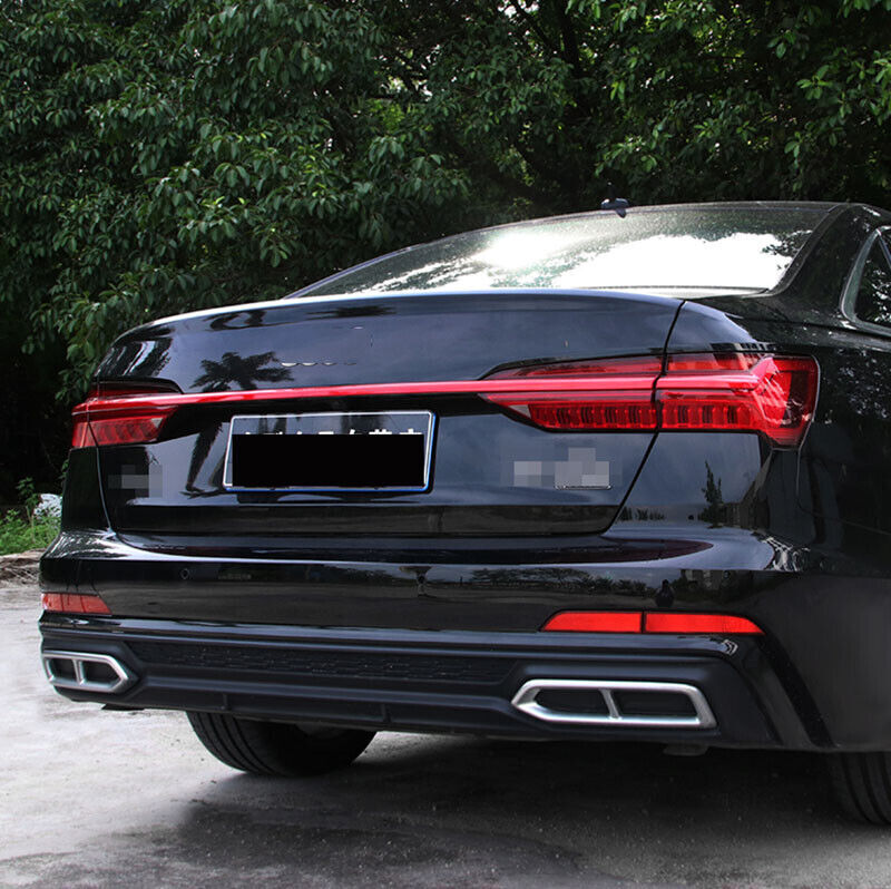 2019-2020 for Audi for A6 C8 Red Rear Door&Tail Light Molding Trim Strip Cover 3X