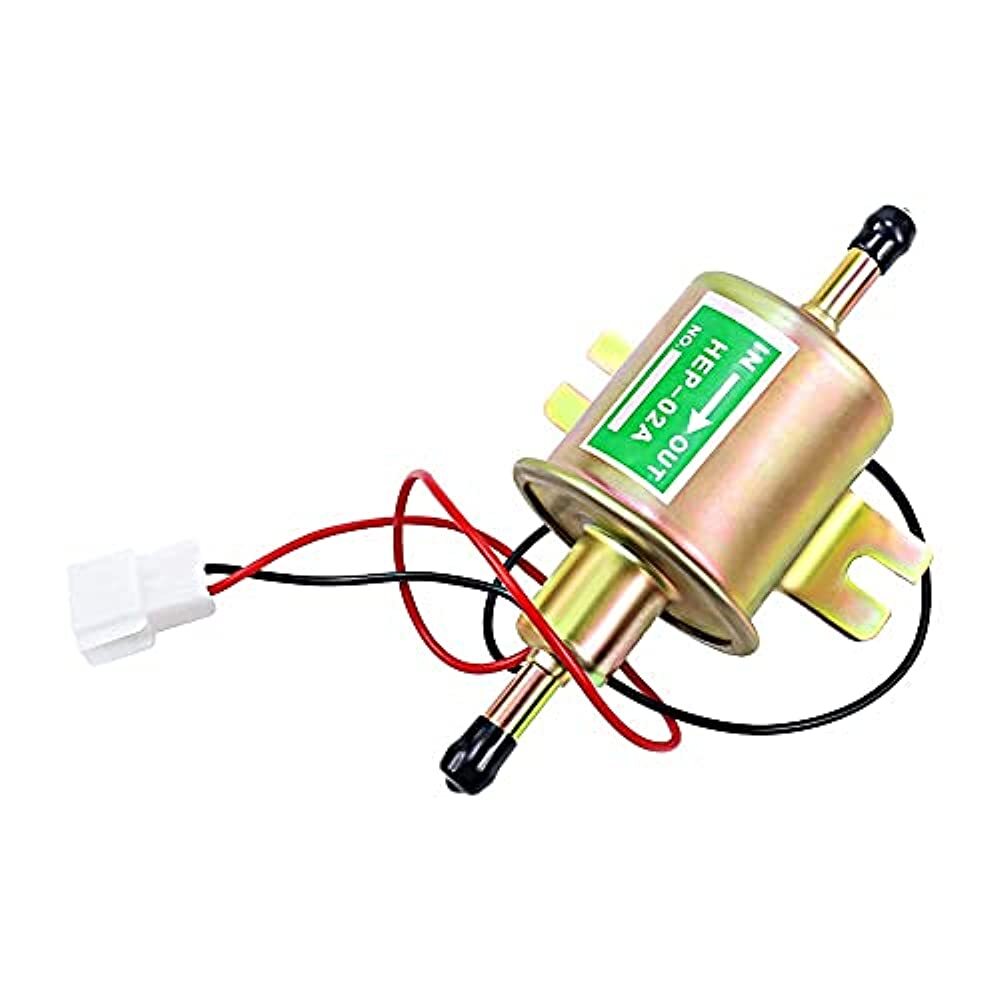 Electric Fuel Pump Low Pressure Heavy Duty Inline 12V Universal Metal Solid