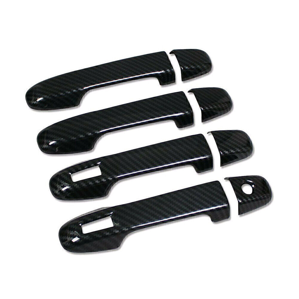 Exterior Door Handle Cover Trim Overlay Fit for Subaru Forester 2019 22 Carbon Fiber