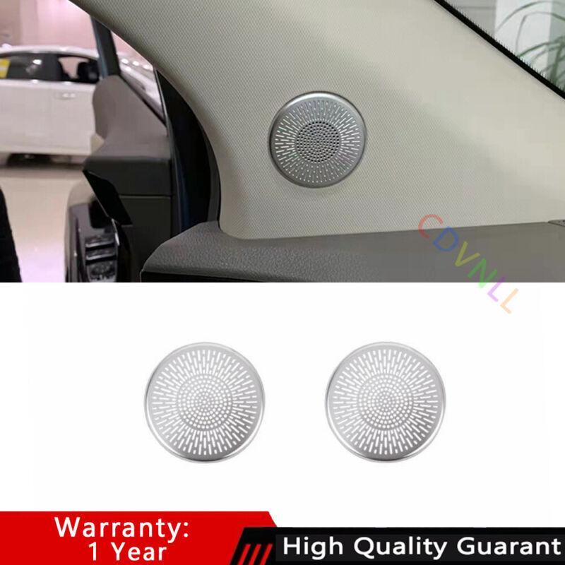 for Kia Carnival 2022-2023 Silver Titanium A Post Speaker Ring Frame Cover Trim