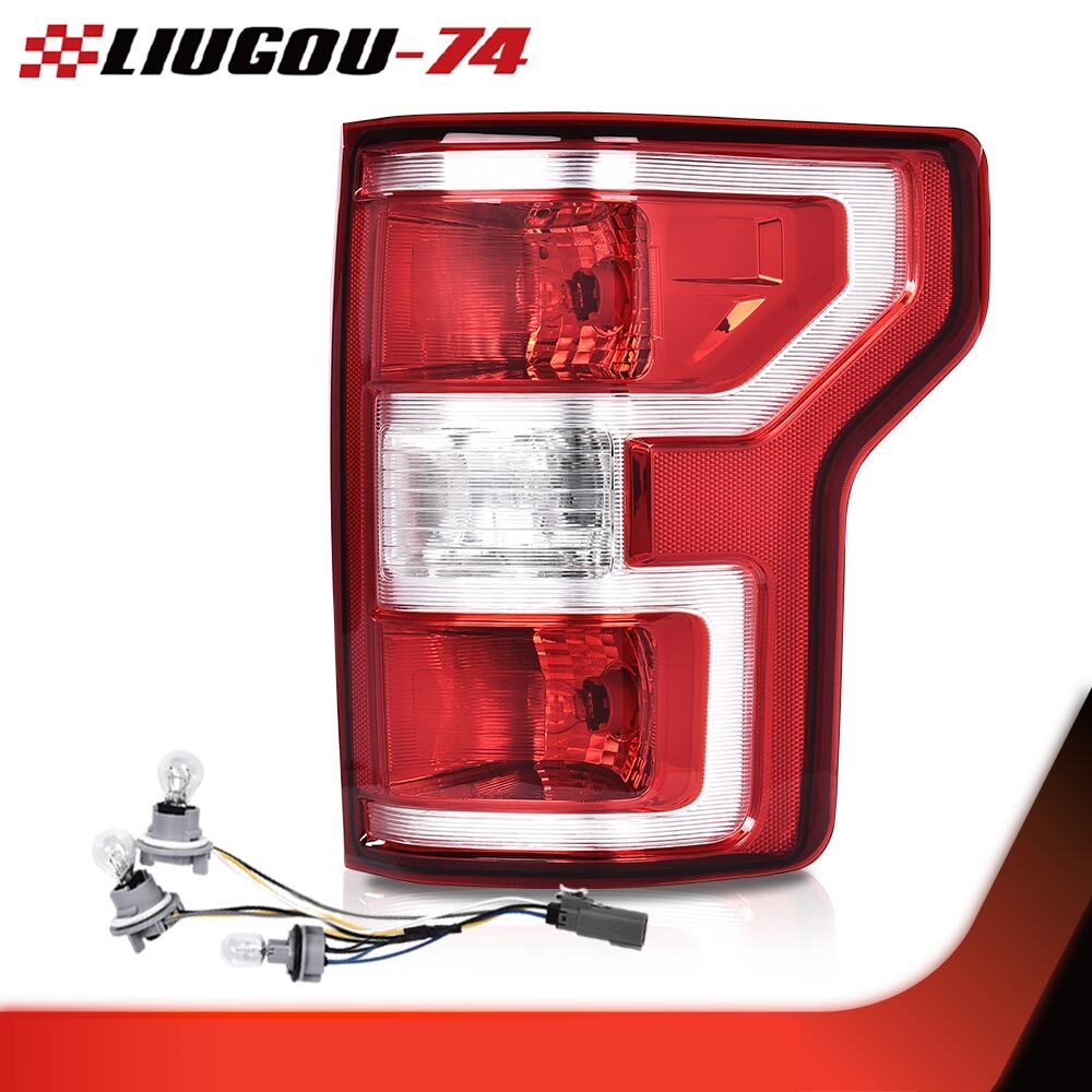 Suitable for Ford F-150 pickup trucks (2018, 2019, 2020 models). Taillights and rear lights are for right-hand passenger use.