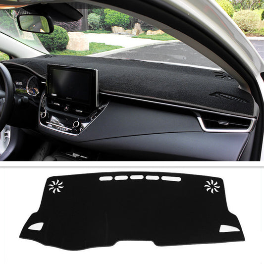 DASH COVER MAT DASHBOARD PAD for Toyota for Corolla 2019-2023 Black Car Accessories