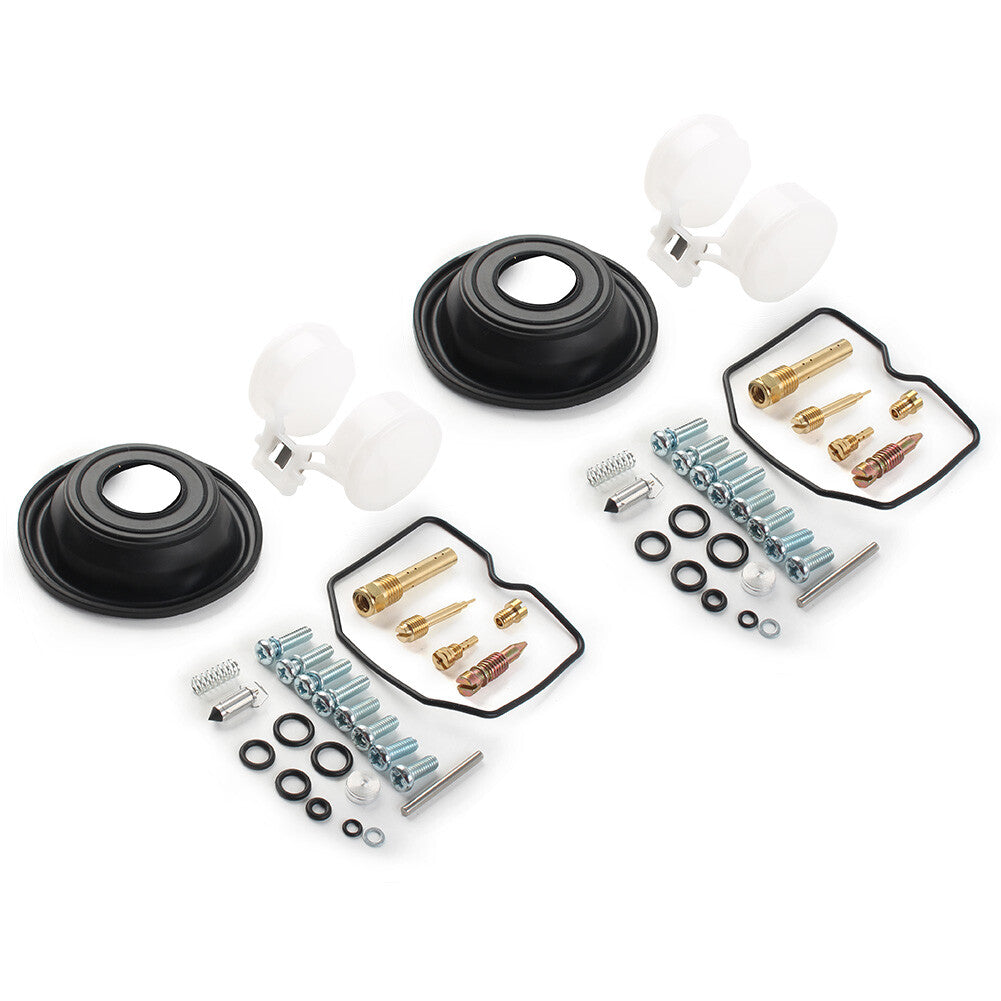 Carburetor Carb Repair Kit 2Sets for Kawasaki ER500 ER5 1998-2005 Motorcycle